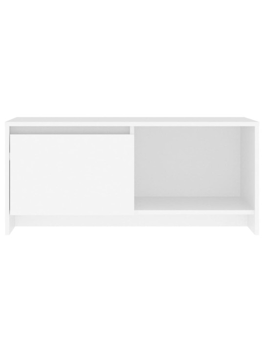 Tv skříňka bílá 90 x 35 x 40 cm dřevotříska
