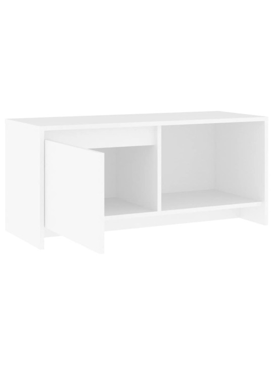 Tv skříňka bílá 90 x 35 x 40 cm dřevotříska
