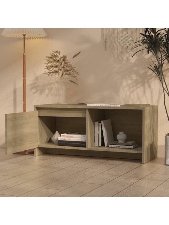 TV skříňka dub sonoma 90 x 35 x 40 cm kompozitní dřevo