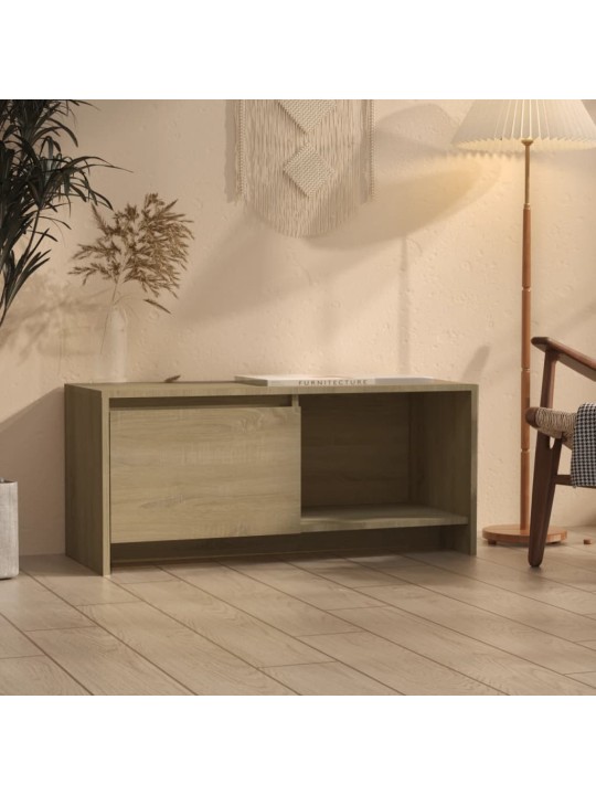 TV skříňka dub sonoma 90 x 35 x 40 cm kompozitní dřevo