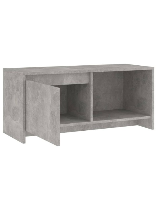 TV skříňka betonově šedá 90 x 35 x 40 cm kompozitní dřevo