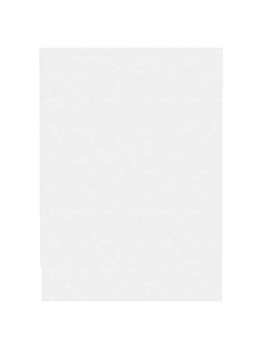 TV skříňka bílá 102 x 37,5 x 52,5 cm kompozitní dřevo