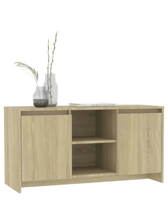 TV skříňka dub sonoma 102 x 37,5 x 52,5 cm kompozitní dřevo