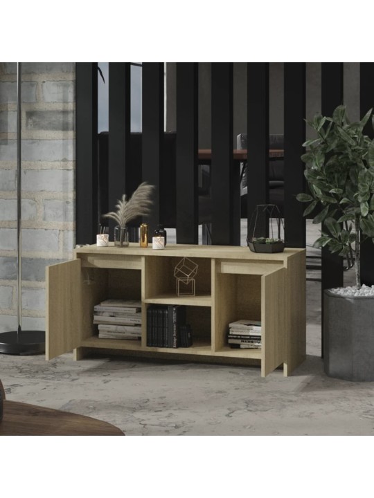 TV skříňka dub sonoma 102 x 37,5 x 52,5 cm kompozitní dřevo