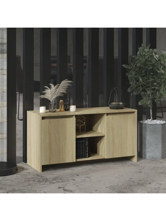 TV skříňka dub sonoma 102 x 37,5 x 52,5 cm kompozitní dřevo