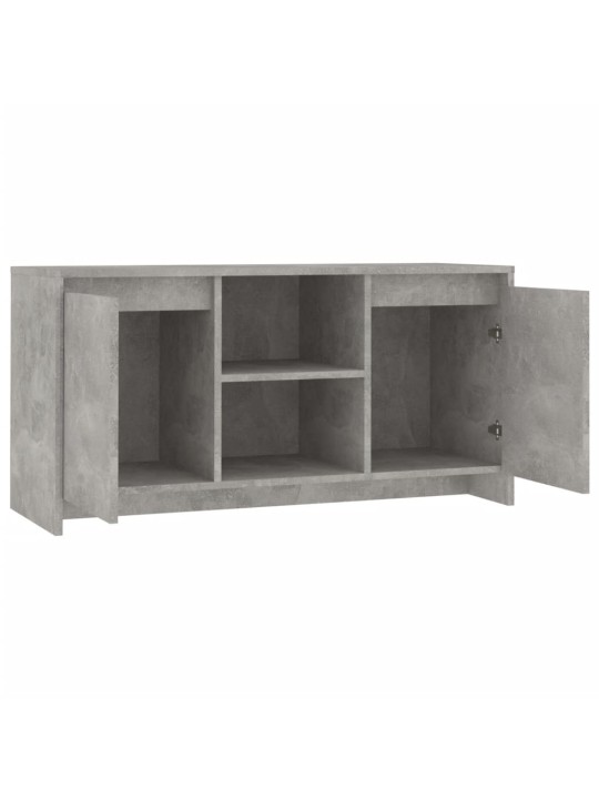 TV skříňka betonově šedá 102 x 37,5 x 52,5 cm kompozitní dřevo