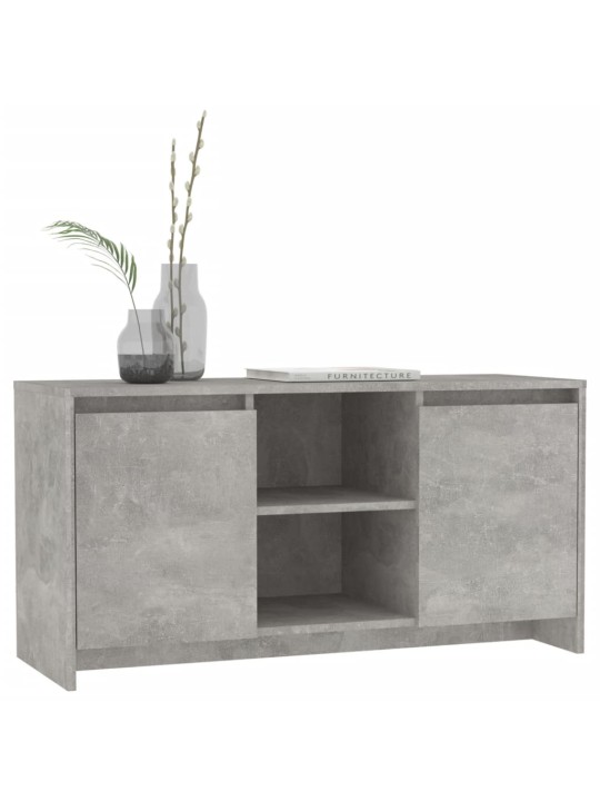 TV skříňka betonově šedá 102 x 37,5 x 52,5 cm kompozitní dřevo