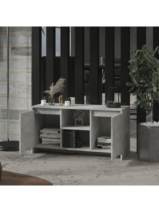 TV skříňka betonově šedá 102 x 37,5 x 52,5 cm kompozitní dřevo