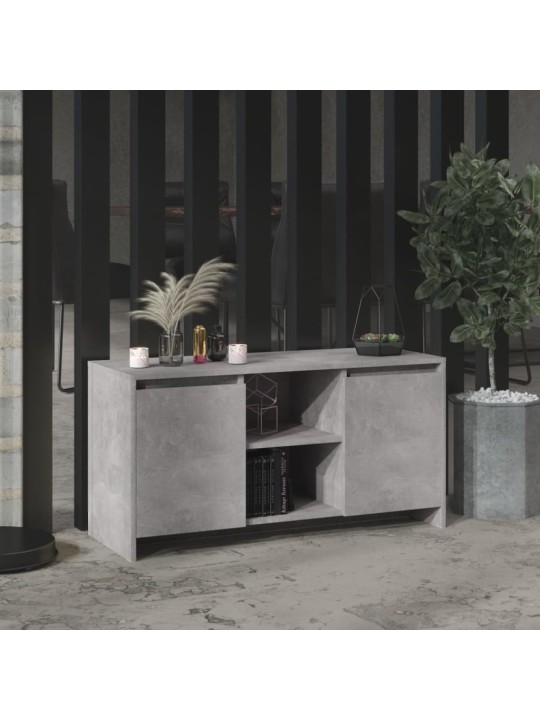 TV skříňka betonově šedá 102 x 37,5 x 52,5 cm kompozitní dřevo