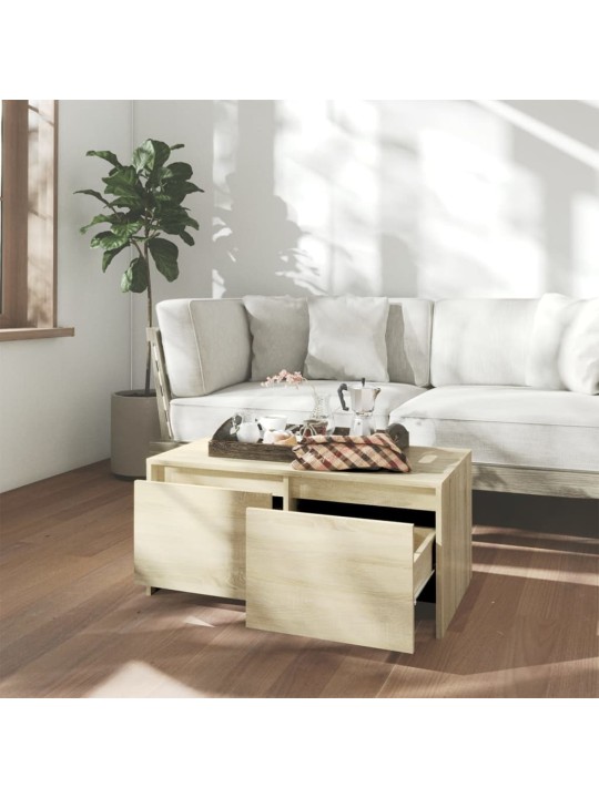 Konferenční stolek dub sonoma 90x50x41,5 cm kompozitní dřevo