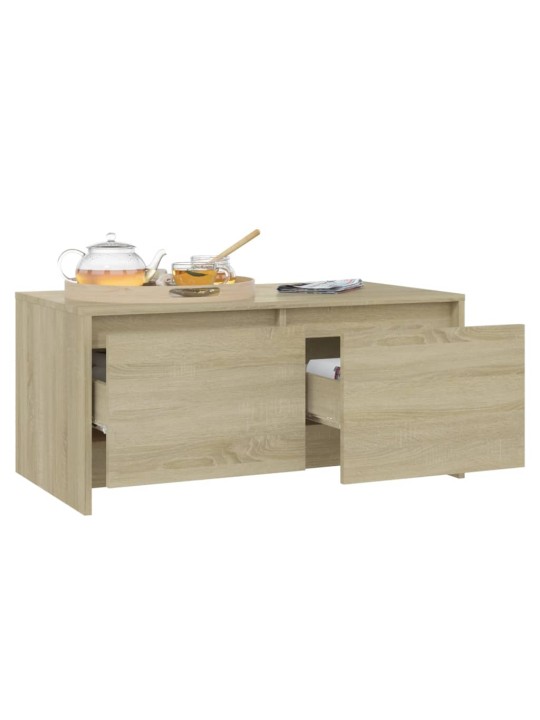 Konferenční stolek dub sonoma 90x50x41,5 cm kompozitní dřevo