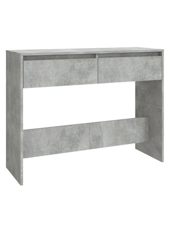 Konzolový stolek betonově šedý 100x35x76,5 cm kompozitní dřevo