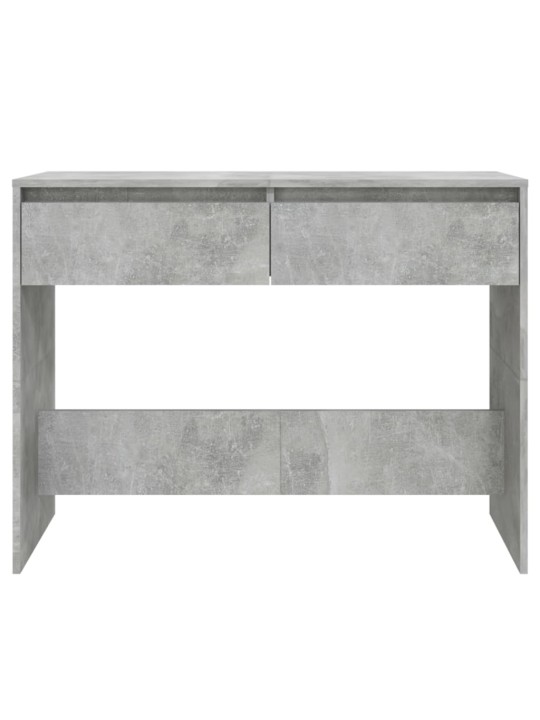 Konzolový stolek betonově šedý 100x35x76,5 cm kompozitní dřevo