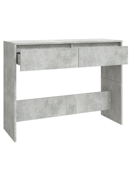Konzolový stolek betonově šedý 100x35x76,5 cm kompozitní dřevo