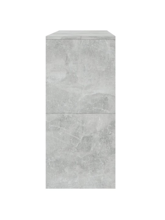 Konzolový stolek betonově šedý 100x35x76,5 cm kompozitní dřevo