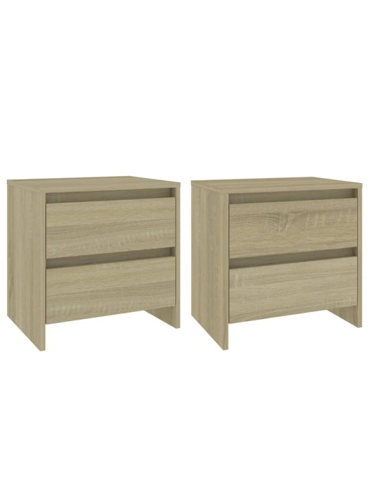 Noční stolky 2 ks dub sonoma 45x34,5x44,5 cm kompozitní dřevo
