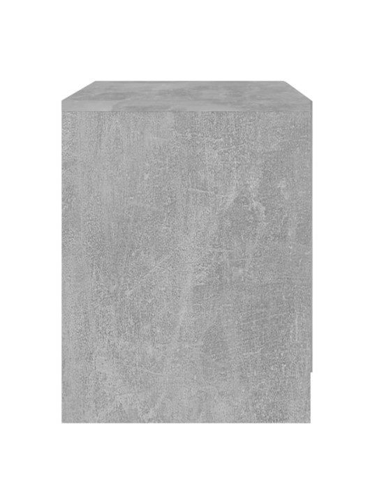 Noční stolek betonově šedý 45 x 34,5 x 44,5 cm dřevotříska