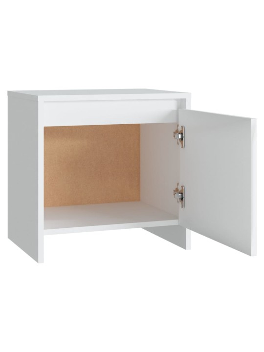 Noční stolky 2 ks bílé 45 x 34 x 44,5 cm kompozitní dřevo