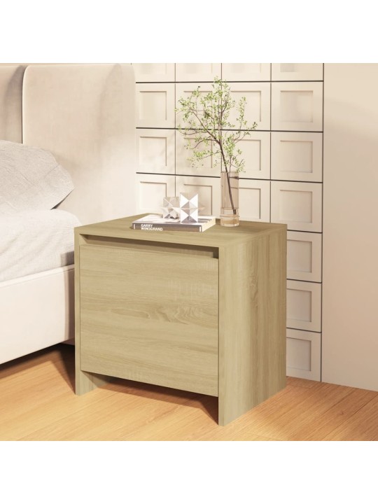 Noční stolek dub sonoma 45 x 34 x 44,5 cm kompozitní dřevo