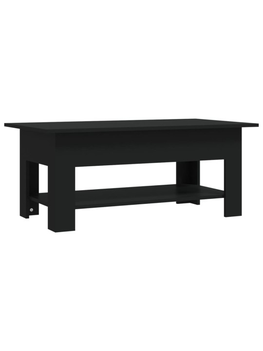 Konferenční stolek černý 102 x 55 x 42 cm kompozitní dřevo