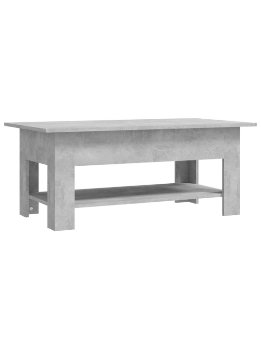 Konferenční stolek betonově šedý 102x55x42 cm kompozitní dřevo