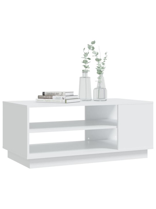 Konferenční stolek bílý 102 x 55 x 43 cm dřevotříska