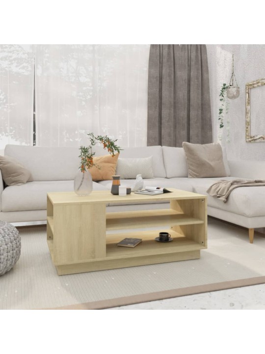 Konferenční stolek dub sonoma 102 x 55 x 43 cm kompozitní dřevo
