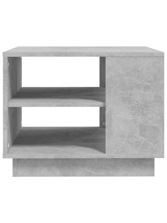 Konferenční stolek betonově šedý 55x55x43 cm kompozitní dřevo