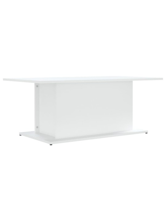 Konferenční stolek bílý 102 x 55,5 x 40 cm kompozitní dřevo