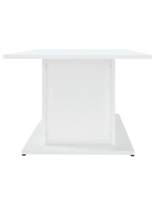 Konferenční stolek bílý 102 x 55,5 x 40 cm kompozitní dřevo