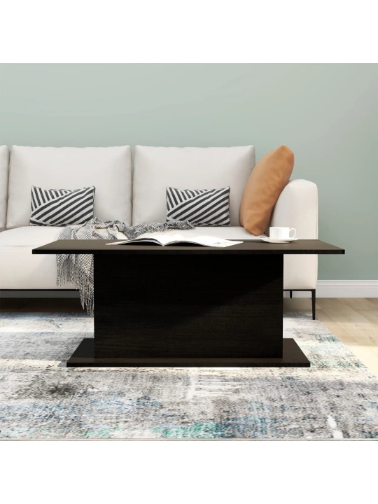 Konferenční stolek černý 102 x 55,5 x 40 cm kompozitní dřevo
