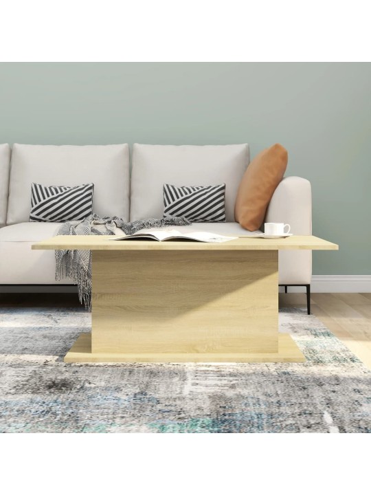Konferenční stolek dub sonoma 102x55,5x40 cm kompozitní dřevo