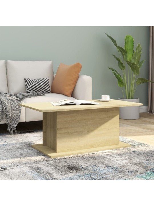Konferenční stolek dub sonoma 102x55,5x40 cm kompozitní dřevo