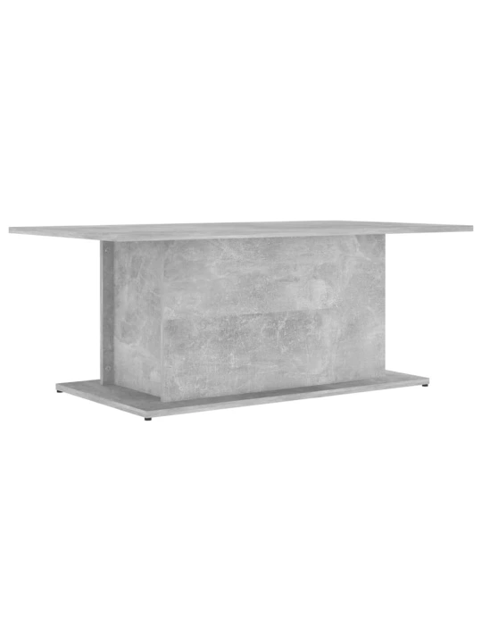 Konferenční stolek betonově šedý 102 x 55,5 x 40 cm dřevotříska