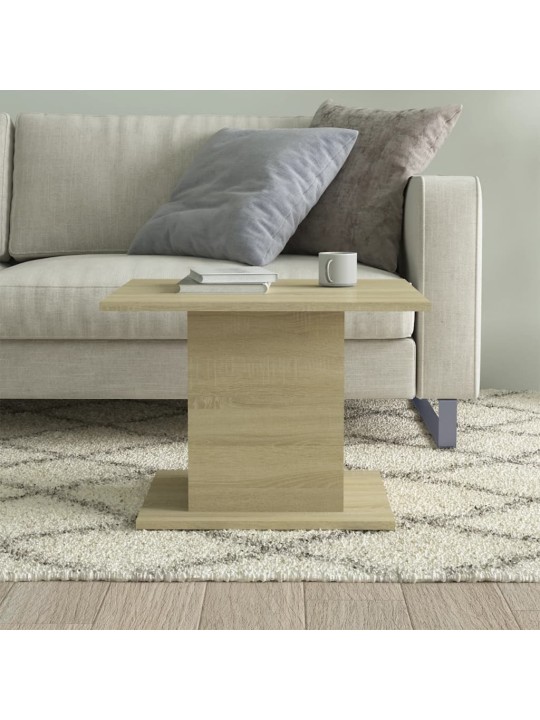 Konferenční stolek dub sonoma 55,5x55,5x40 cm kompozitní dřevo