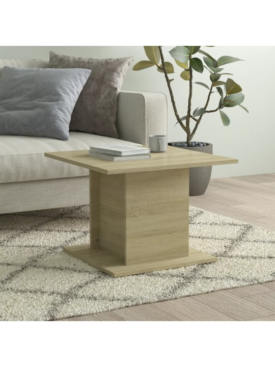 Konferenční stolek dub sonoma 55,5x55,5x40 cm kompozitní dřevo