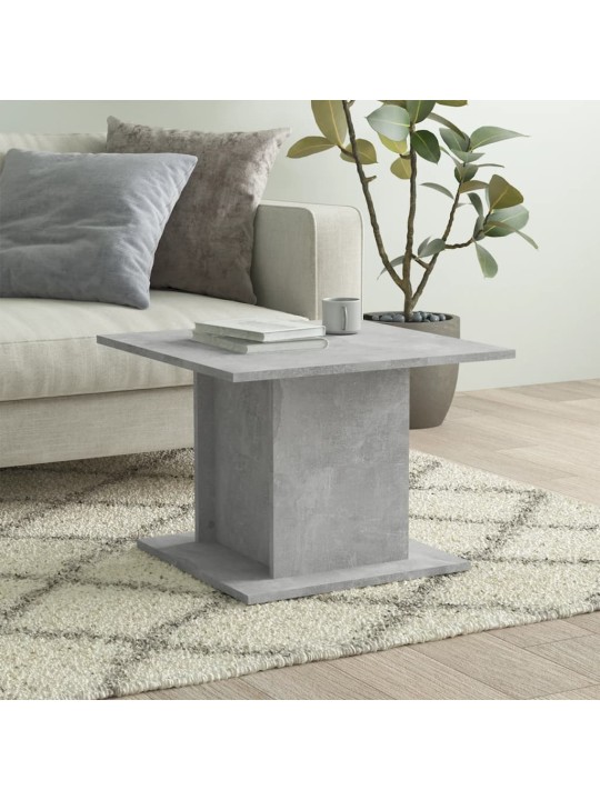 Konferenční stolek betonově šedý 55,5 x 55,5 x 40 cm kompozit