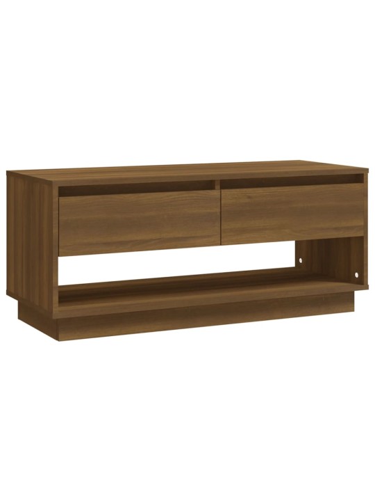 TV skříňka hnědý dub 102 x 41 x 44 cm kompozitní dřevo