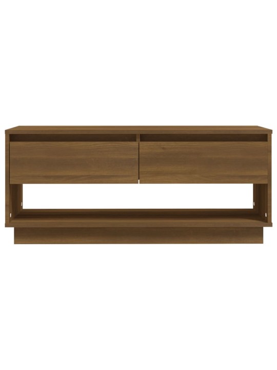TV skříňka hnědý dub 102 x 41 x 44 cm kompozitní dřevo