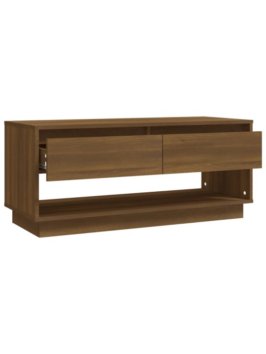 TV skříňka hnědý dub 102 x 41 x 44 cm kompozitní dřevo