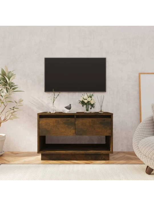 TV skříňka kouřový dub 70 x 41 x 44 cm kompozitní dřevo