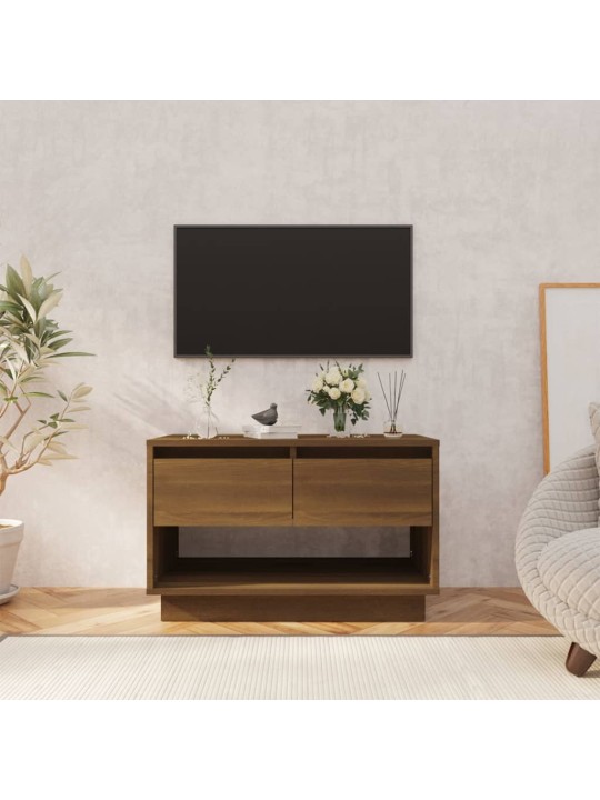TV skříňka hnědý dub 70 x 41 x 44 cm kompozitní dřevo