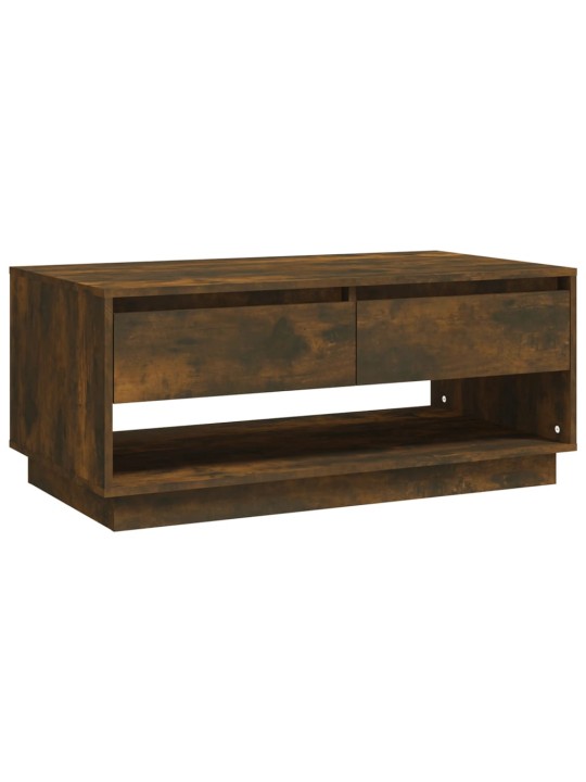 Konferenční stolek kouřový dub 102,5x55x44 cm kompozitní dřevo