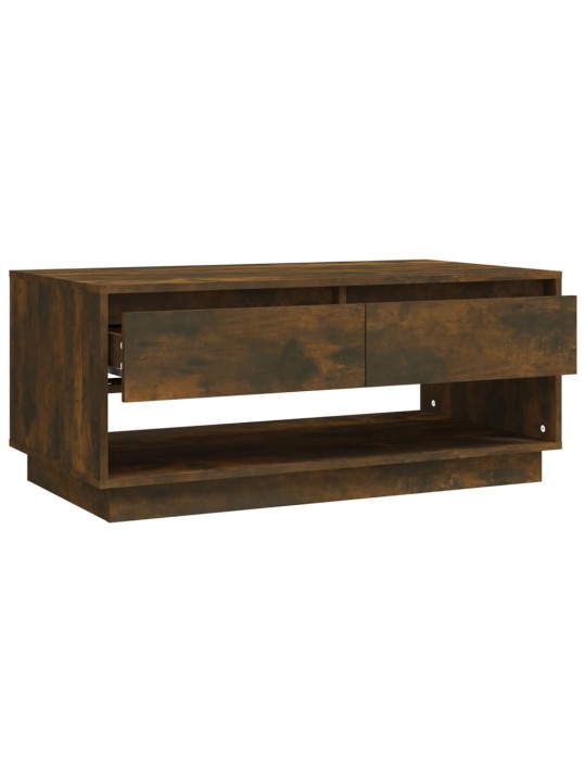Konferenční stolek kouřový dub 102,5x55x44 cm kompozitní dřevo