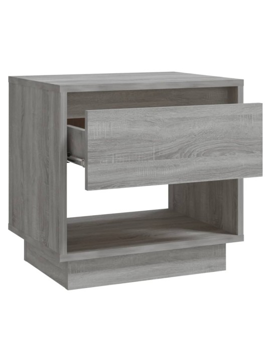 Noční stolky 2 ks šedé sonoma 45 x 34 x 44 cm kompozitní dřevo