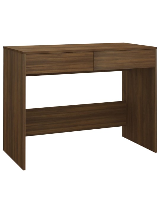 Psací stůl hnědý dub 101 x 50 x 76,5 cm kompozitní dřevo