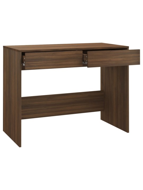 Psací stůl hnědý dub 101 x 50 x 76,5 cm kompozitní dřevo