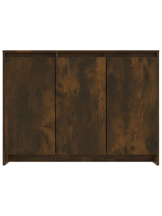 Příborník kouřový dub 102 x 33 x 75 cm kompozitní dřevo
