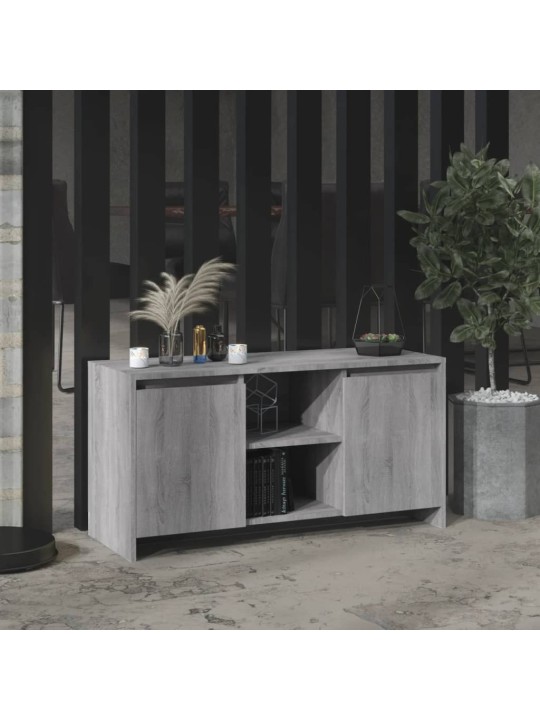 TV skříňka šedá sonoma 102 x 37,5 x 52,5 cm kompozitní dřevo