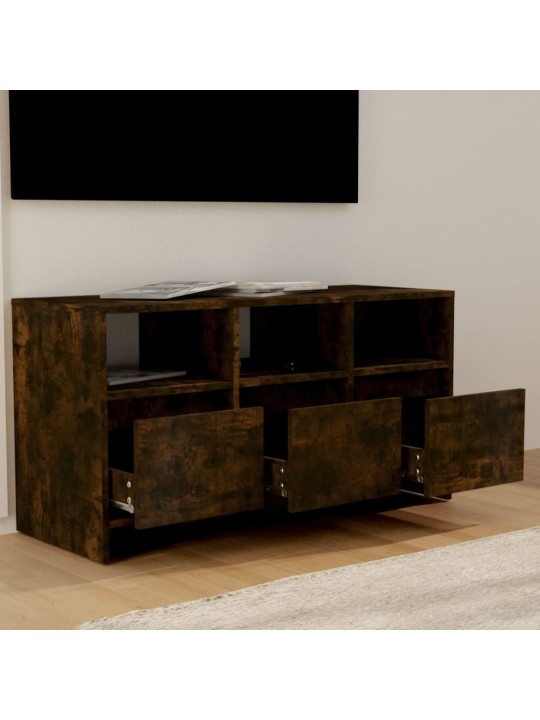 TV skříňka kouřový dub 102 x 37,5 x 52,5 cm kompozitní dřevo